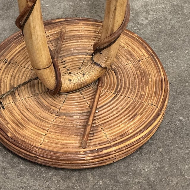 Exceptional sculptural floor lamp designed by Louis Sognot, France, circa 1960s.This rare piece embodies Sognot’s...