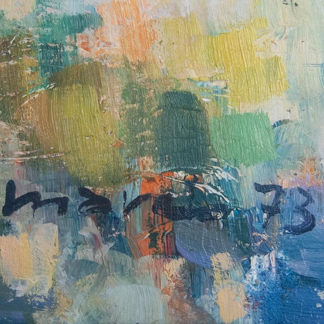 Antoni March Salas, Sant Salvador de Guardiola Landscape, 1970s, Oil on Board For Sale - Image 6 of 10