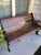 Victorian Vintage Victorian Style Bench For Sale - Image 3 of 6