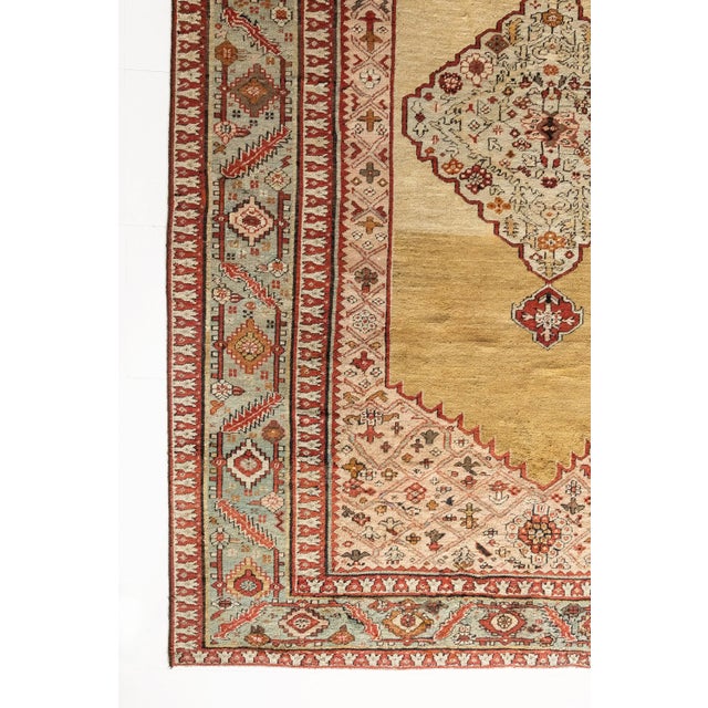 Abstract Vintage Ghordes Area Rug | Cordelia For Sale - Image 3 of 12