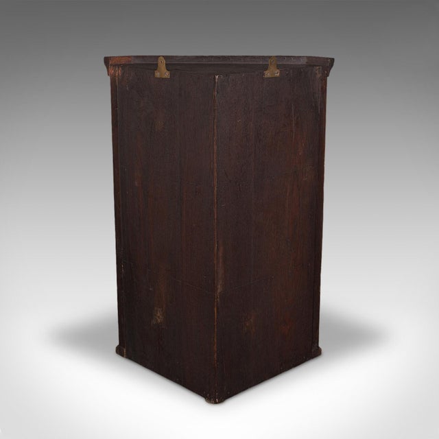 Small Antique Glazed Corner Cupboard, English, Wall Display Cabinet, Edwardian For Sale - Image 6 of 9