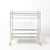 Mid-Century Modern Two-Tier Bar Cart in Antiqued Nickel Finish For Sale - Image 16 of 18