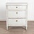 Traditional 19th Century Gray Danish Bow Front Small Chest of Three Drawers or Nightstand For Sale - Image 3 of 13