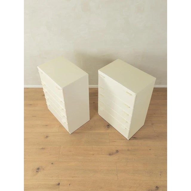 Ivory Chests of Drawers, 1980s, Set of 2 For Sale - Image 8 of 9