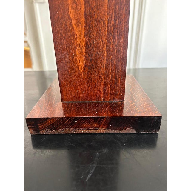 Wood Table Lamp, 1970s For Sale - Image 9 of 11