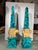 Grand Tour Pair of Grand Tour Faux Malachite Hand Painted & Gilded Obelisks of Minerva For Sale - Image 3 of 13