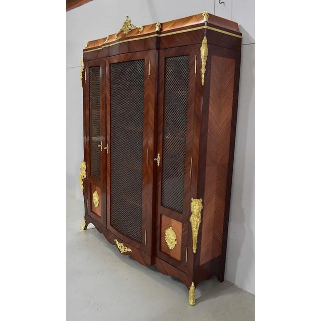 Louis XV Mahogany Wall Unit For Sale - Image 3 of 18