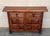 Late 19th Century 19th Spanish Narrow Baroque Carved Walnut Tuscan Two Drawer Credenza or Buffet For Sale - Image 5 of 11