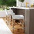 Combining clean lines with tropical materials, this Butler Specialty Company stylish low back counter stool infuses modern...