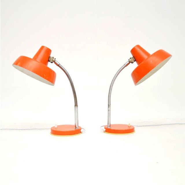 Mid-Century Modern Vintage Table Lamps, 1960s, Set of 2 For Sale - Image 3 of 10