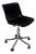 Italian Modern Black Office Chair by Osvaldo Borsano for Tecno, 1970s For Sale
