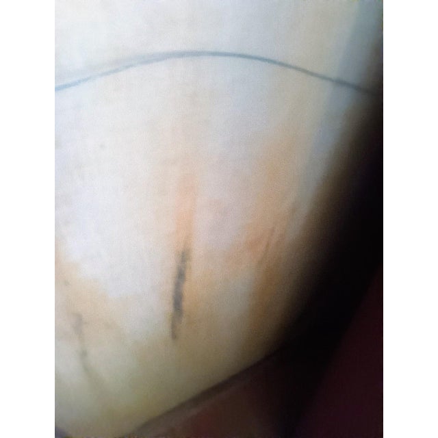 Navy Blue 1800's Portrait of a Boy and Dog For Sale - Image 8 of 10