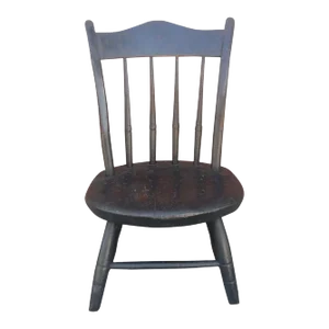 Early Ne 19th C. Original Painted Surface Child's Windsor Chair