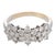 Contemporary Vintage 1.70 Carat Diamond 18k White Gold Floral Ring, Size 6.5 For Sale - Image 3 of 6