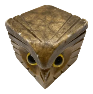 Mid Century Marble Owl