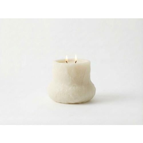 White Kaen Candle by Monics+Vieira For Sale - Image 4 of 11