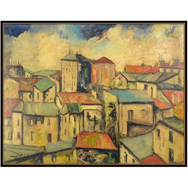 Message us to inquire about custom framing options! (Included for free with every purchase) The artwork here, "Montmartre...