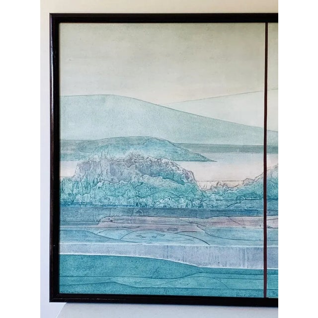 Metal Renata Zerner "Big Country" Triptych 1986, Ap For Sale - Image 7 of 11