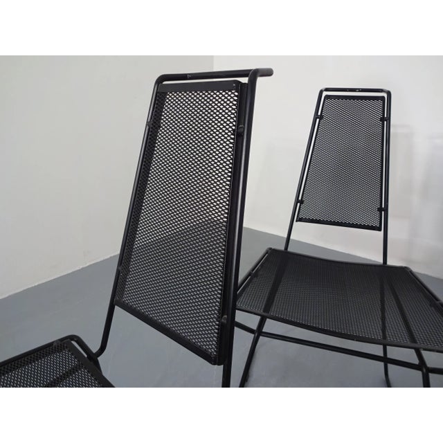Metal Chairs by Rolf Rahmlow, 1980s, Set of 4 For Sale - Image 18 of 18
