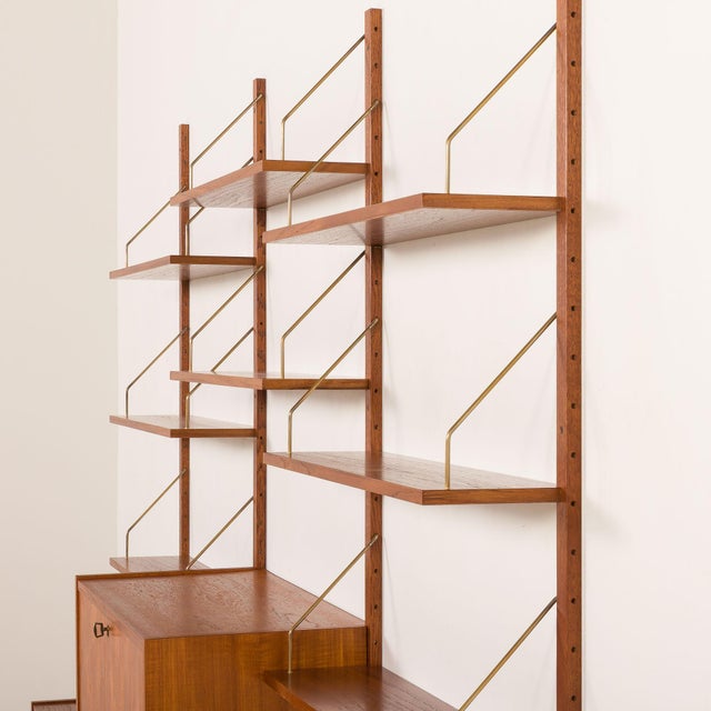 PS System Shelving Unit with Vinyl Records Cabinet from Preben Sorensen, Randers, Denmark, 1960s For Sale - Image 16 of 18