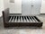 Room & Board Twin Size Room & Board Wyatt Leather Bed Frame For Sale - Image 4 of 12