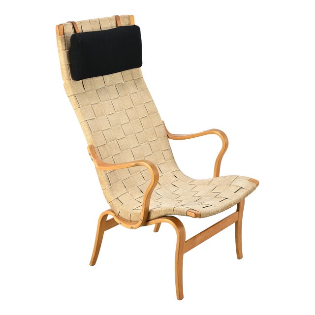 Eva Armchair by Bruno Mathsson for Karl Mathsson, Denmark, 1976 For Sale