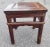 Late 19th Century Late 19th Century Chinese Stained Elmwood Low Stand or Side Table For Sale - Image 5 of 6