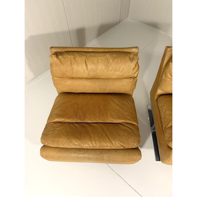 Special Lounge Chairs in Leather and Chrome, 1960s, Set of 2 For Sale - Image 18 of 18
