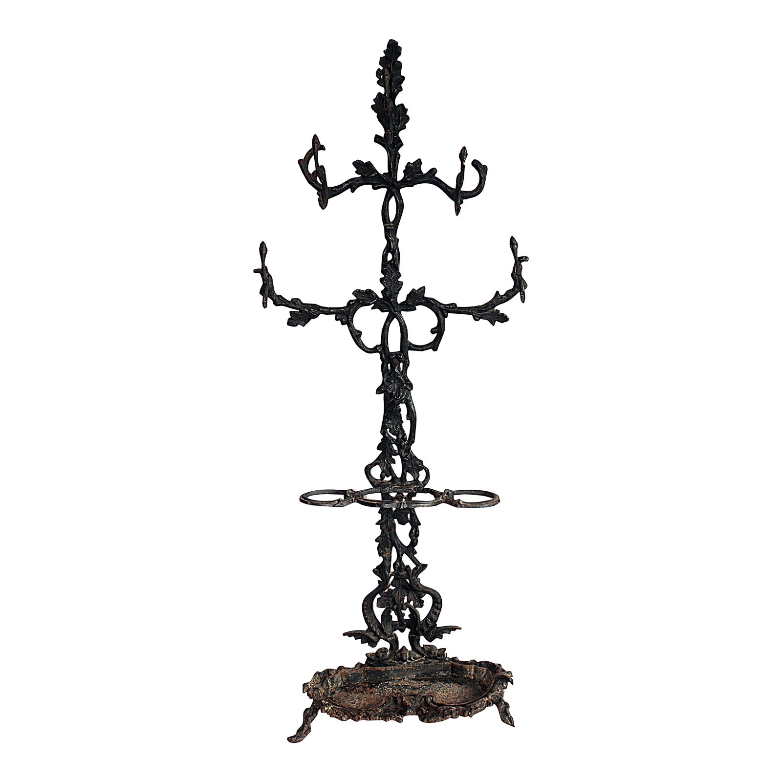 Antique Cast Iron Hall Tree Chairish