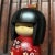 Cute creative vintage kokeshi with original packaging made by Kishi Sadao. Dimensions: height 20 cm, diameter 7 cm....