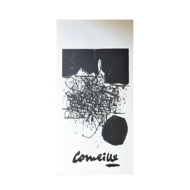 Lithographic Poster by Guillaume Corneille, 1960 For Sale