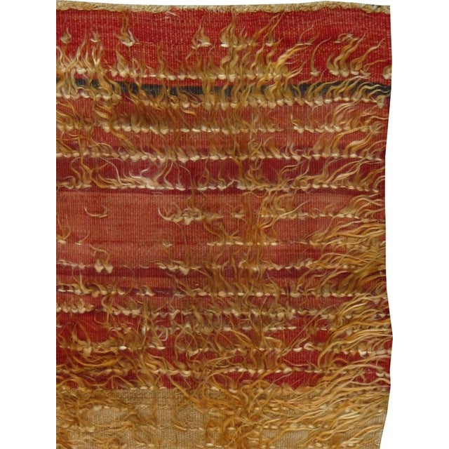 Tribal Galerie Shabab Collection Mid-20th Century Turkish Tulu Rug For Sale - Image 3 of 3