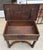 18th Century Antique 18th C Carved Walnut Bible Box Side Table For Sale - Image 5 of 6