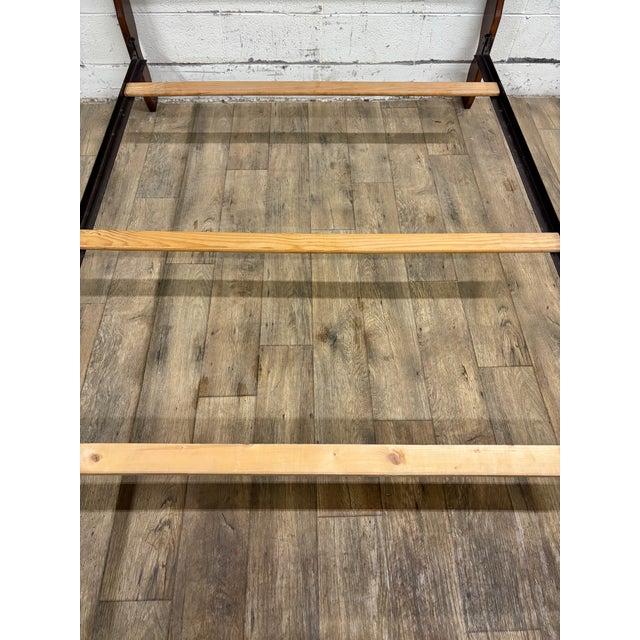 Brown Vintage Progressive Furniture Full Size Louis Philippe Style Sleigh Bed For Sale - Image 8 of 12