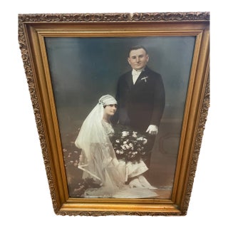 Vintage Gilded Wood Frsme For Sale