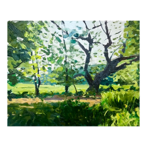 Summer in Brandywine Valley, Contemporary Landscape Painting by Matt Higgins