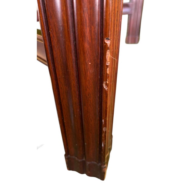 Vintage Henkel Harris Coffee Table in Satinwood or Tulipwood and Banded Flame Mahogany For Sale - Image 9 of 12