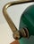 Green Vintage Banker's Green Glass & Brass Desk Lamp For Sale - Image 8 of 12