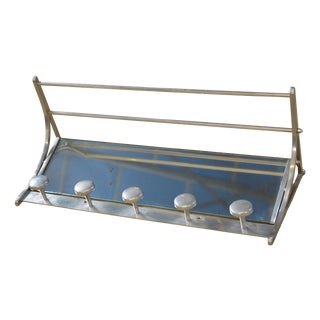 Aluminum Coat Rack, 1960s For Sale