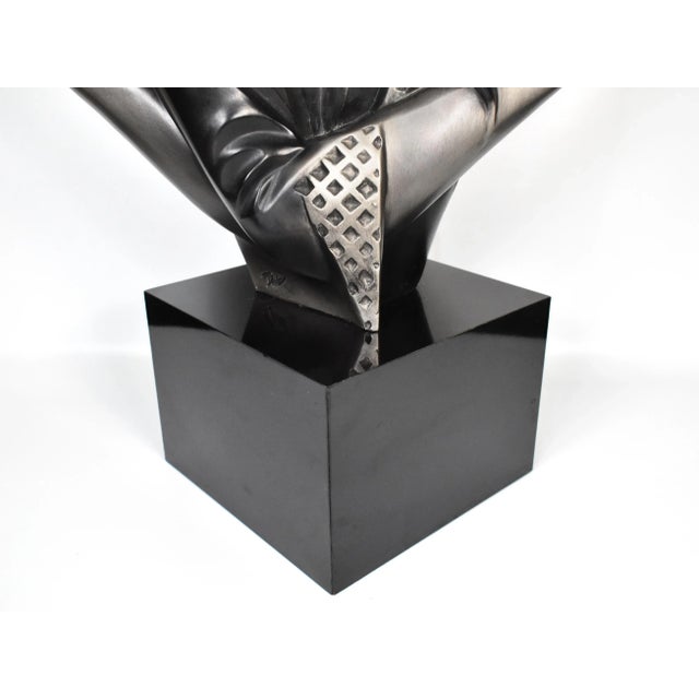 1990s Alexander Danel Austin Productions "Collar" Woman Bust Sculpture For Sale - Image 9 of 13