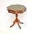 A lovely antique yew wood leather top drum table in the Regency style. This was made in England, it dates from around the...