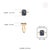 2.28 Carat Sapphire Georgian Style Black Rodium Solitaire Ring Size 5.5 in 18k Solid Gold For Sale - Image 9 of 16