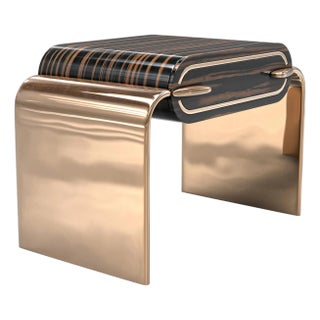 "Campana" Console & Credenza With Bronze, Handcrafted For Sale