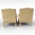 1990s 1990s Pair of Vintage Custom Upholstered Century Furniture Lounge Chairs For Sale - Image 5 of 9