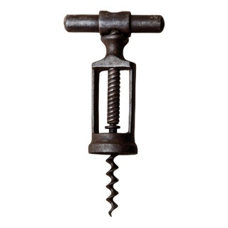 Vintage Metal Corkscrew, 1930s For Sale