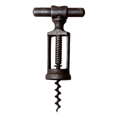 Vintage Metal Corkscrew, 1930s For Sale