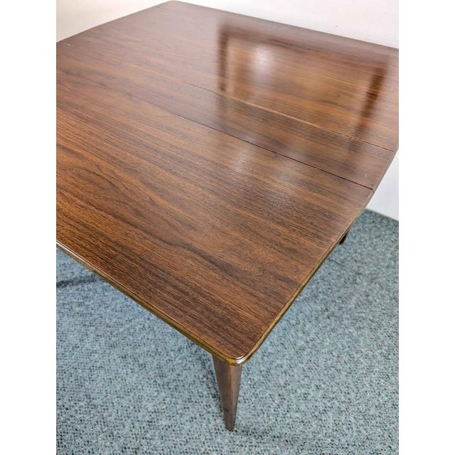 1960s Beautiful MCM American Walnut Console Dining Table by Extensole For Sale In Seattle - Image 6 of 10