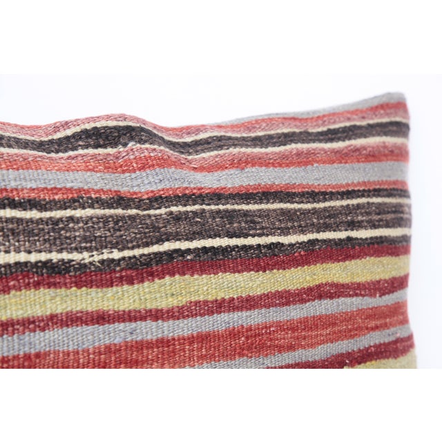 Stripe Design Kilim Pillow For Sale - Image 12 of 12