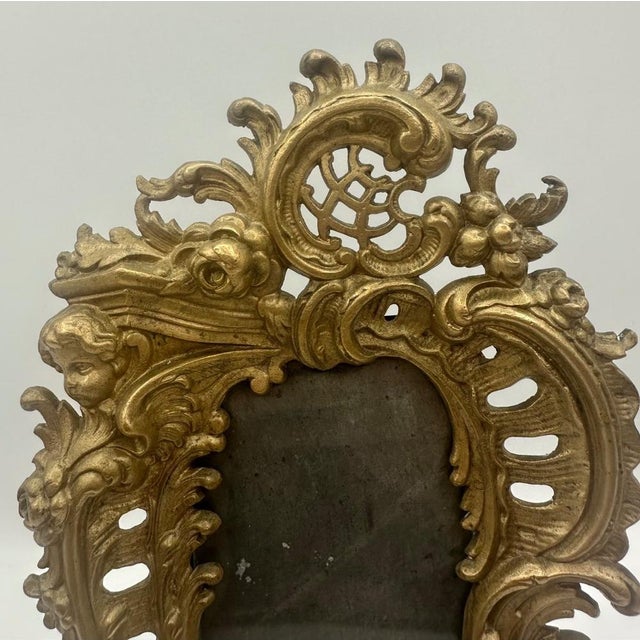 Bronze Photo Frame, 1800s For Sale - Image 5 of 11