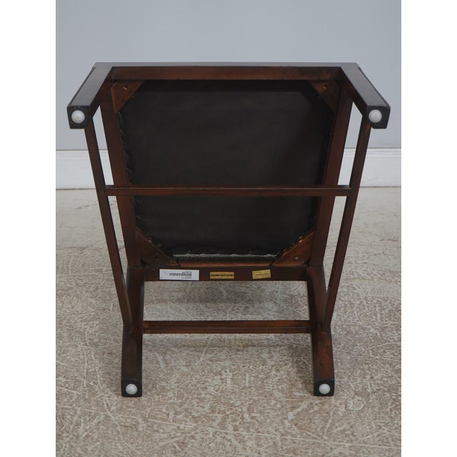 Set of 8 Maitland Smith Chippendale Mahogany Dining Room Chairs For Sale - Image 17 of 18